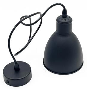 Brilagi - LED luster na lanku RIDDY 1xE27/60W/230V čierna