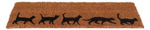Vonkajšia rohožka Cats, 75x25 cm