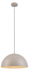 Schöner Wohnen 11728-39 - Závesné svietidlo ALI na lanku 1xE27/25W/230V pr. 38 cm sivá