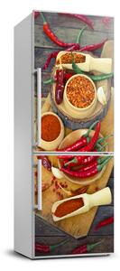 Nálepka na chladničku fototapety Chilli papričky