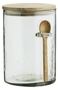 Sklenená dóza s lyžičkou Mango Wood 20 cm