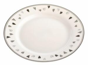 Porcelánový tanier HEART, 19 cm