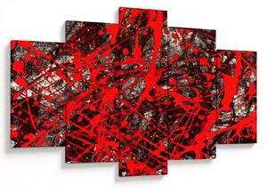 Obraz - Expresívne abstrakcie (150x105 cm)