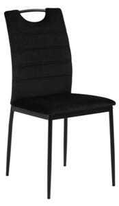 Jedálenská stolička Dory čierna