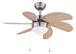 ZEVENTI - Stropný ventilátor FAMARA 1xE14/60W/230V béžová