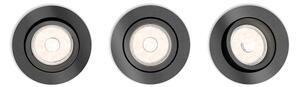 Philips 50393/99/PN - SADA 3x Podhľadové svietidlo DONEGAL 1xGU10/5,5W/230V