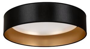 Duolla - LED Stropné svietidlo ROLLER LED/24W/230V pr. 45 cm čierna/zlatá