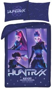 Bavlnené posteľné obliečky KPop Demon Hunters – motív HUNTR/X Dark Night - 100% bavlna - 70x90 cm + 140x200 cm