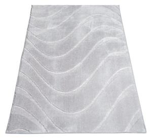 Kúpeľňový koberček WAVES 400 svetlosivý
