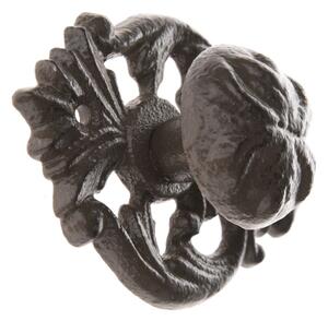 Liatinová úchytka Lidar čierna, 11 x 7 cm
