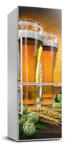 Nálepka na chladničku Dva poháre piva