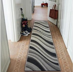 Behúň FLOORLUX SIZAL 20353 strieborno/čierny