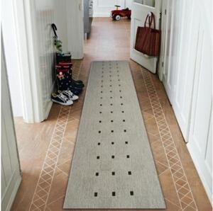 Behúň FLOORLUX SIZAL 20079 strieborno/čierny
