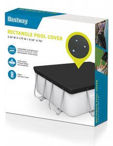 Ochranná plachta Bestway na bazén 196x282 cm čierna BES58442
