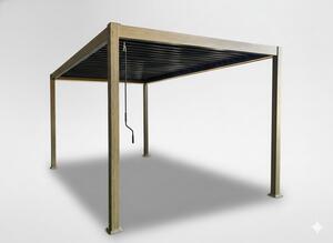 Záhradná pergola SIENA hnedá 300x390 cm RIT1439