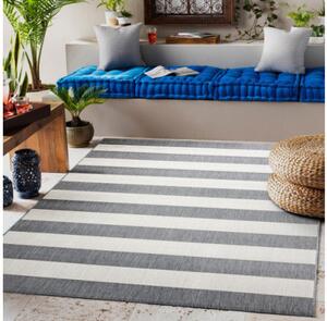 Koberec Floorlux sizal flat 48644/637- Pásy sivo biely
