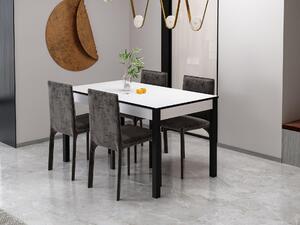 Jedálenský stôl Sutopa 2 (biela) (pre 4 osoby). Vlastná spoľahlivá doprava až k Vám domov. 1093694