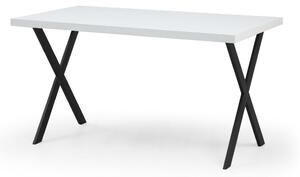 Jedálenský stôl Mibeku (biela) (pre 4 osoby). Vlastná spoľahlivá doprava až k Vám domov. 1093698