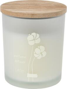 Sviečka v skle Flora home Cotton, 8,8 x 10 cm