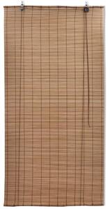 Hnedá roleta z prírodného bambusu 140 x 160 cm