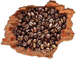 Samolepiaca diera na stenu nálepka Kávové zrná