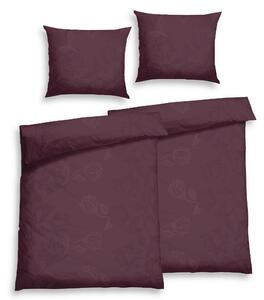 POSTEĽNÁ BIELIZEŇ, flanel, bobuľová, 140/200 cm Florella - Obliečky & plachty