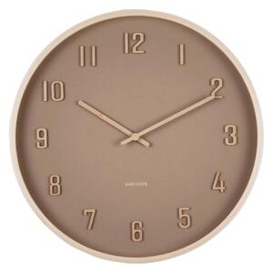 NÁSTENNÉ HODINY svetlohnedá 41 cm Karlsson - Hodiny, Online Only