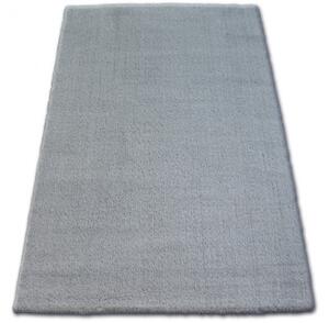 Koberec Micro fiber soft shaggy strieborný