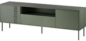 MEBLINE Komoda RTV TIFFANY 180 zelená mat