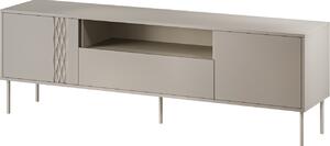 MEBLINE Komoda RTV TIFFANY 180 béžová mat
