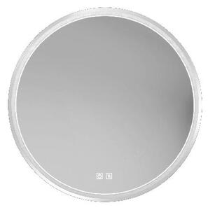 Kielle Idolio - Zrkadlo s LED osvetlením a vyhrievaním, priemer 59 cm, chróm 50324013