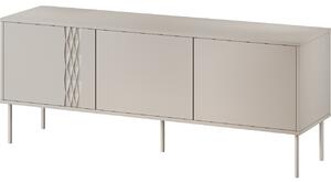 MEBLINE Komoda RTV TIFFANY 150 bežová mat