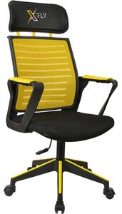 Kancelárske herné kreslo Vamivo 1 (žltá + čierna) . Vlastná spoľahlivá doprava až k Vám domov. 1093819