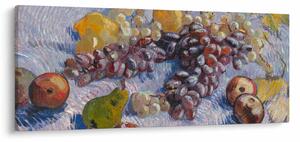 Obraz - Vincent van Gogh, Grapes, Lemons, Pears, and Apples, reprodukcia (120x50 cm)