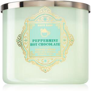 Bath & Body Works Peppermint Hot Chocolate vonná sviečka 411 g