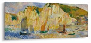 Obraz - Auguste Renoir, Sea and Cliffs, reprodukcia (120x50 cm)