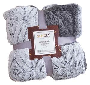 Sendia Textil Deka Soft s barančekom Tmavosivá Rozmer deka-prehoz: 150x200 cm