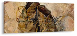 Obraz - Vincent van Gogh, Shoes, reprodukcia (120x50 cm)
