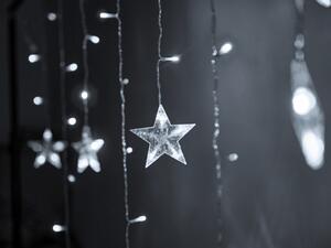 IKO Vianočné svetielka 138 LED, 2,5m Sobíkovia – studená biela