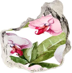 Diera 3D fototapety na stenu Ružové orchidey nd-p-98952398