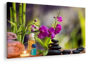 Obraz - spa and stones (90x60 cm)