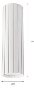 Brilagi - Bodové svietidlo CRISPINA 1xGU10/10W/230V 20 cm biela