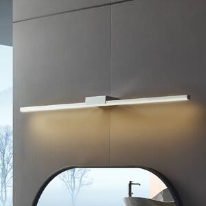 Zrkadlová lampa Lucande LED Kivana, chróm, kov, 90 cm, IP44