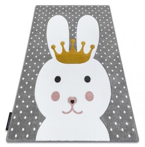 Koberec PETIT BUNNY KRÁLIK sivý