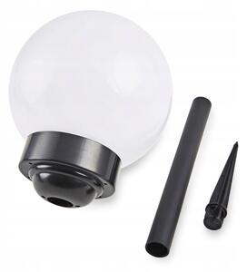 LED solárna lampa LED/1,2 V 6500 K 200 mAh pr. 10 cm IP44 biela/čierna