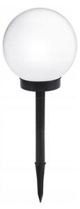 LED solárna lampa LED/1,2 V 6500 K 200 mAh pr. 10 cm IP44 biela/čierna