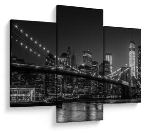 Obraz Brooklyn mosta v New Yorku (90x60 cm)