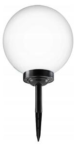 LED solárna lampa LED/1,2V 6500K 200 mAh pr. 30 cm IP44 biela/čierna