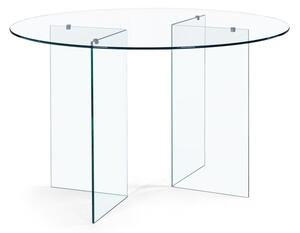 Sklenený okrúhly jedálenský stôl ø 130 cm Iride – Bizzotto