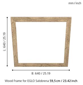 Eglo 99433 - Rám na svietidlo SALOBRENA 595x595 mm